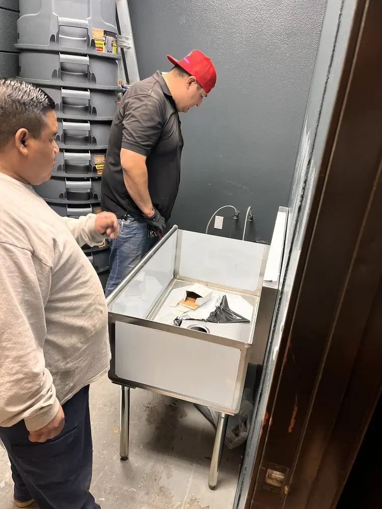 Commercial plumbing and sink installation in Riverside on Loxahatchee